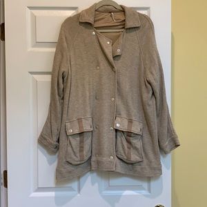 Free people oversized sweater jacket